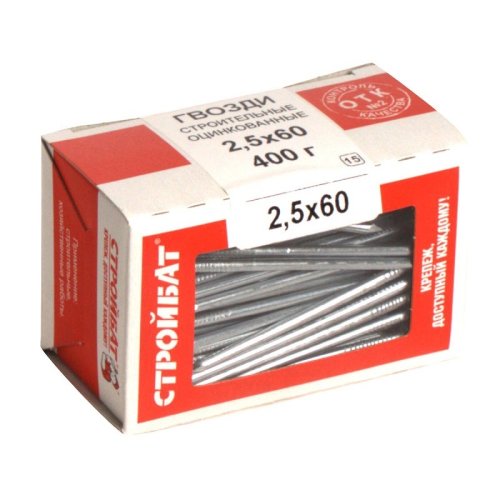 Гвозди  строительные Стройбат 2,5х50 (0,3 кг)  картинка